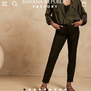 Banana Republic Sloan Black Pants